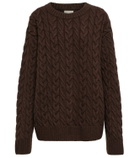 Khaite Maryse cable-knit cashmere sweater