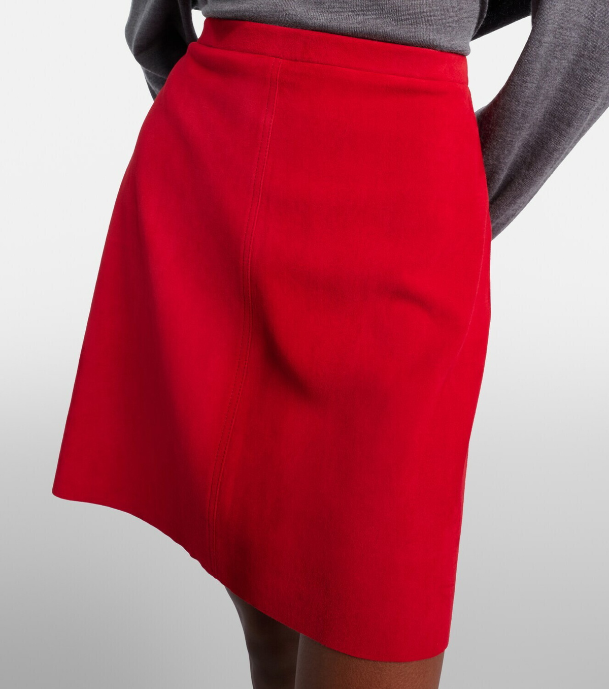 Stouls Lucie 22 suede miniskirt