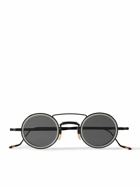 Jacques Marie Mage - Ringo Round-Frame Metal and Acetate Sunglasses