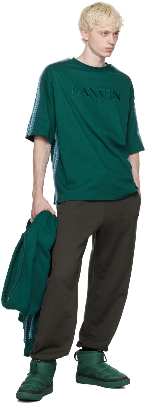 【関税込み】Lanvin ブルー Side Curb Tシャツ Lanvin Blue Side Curb T-Shirt Lanvin