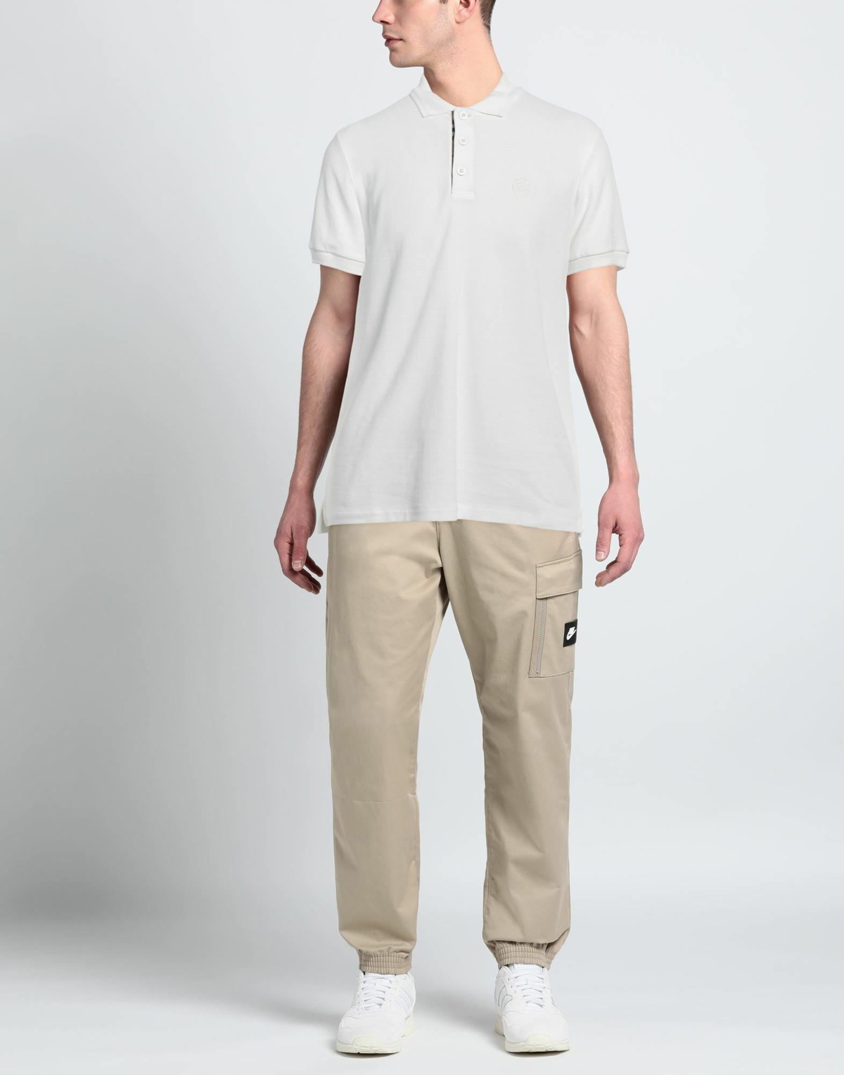 Burberry Mens Polo shirt in White
