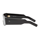 Rick Owens Black and Silver Kiss Sunglasses