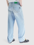 BOTTEGA VENETA - Vintage Cotton Denim Wide Leg Jeans
