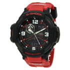Casio G-Shock Alarm World Time Quartz Analog-Digital Black Dial Watch GA-1000-4BDR