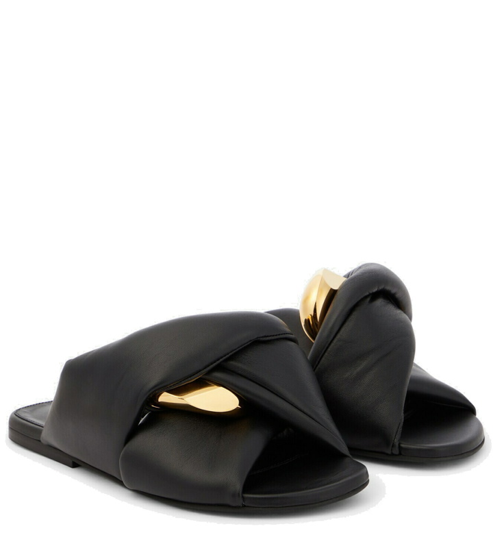 Photo: JW Anderson - Chain Twist leather sandals