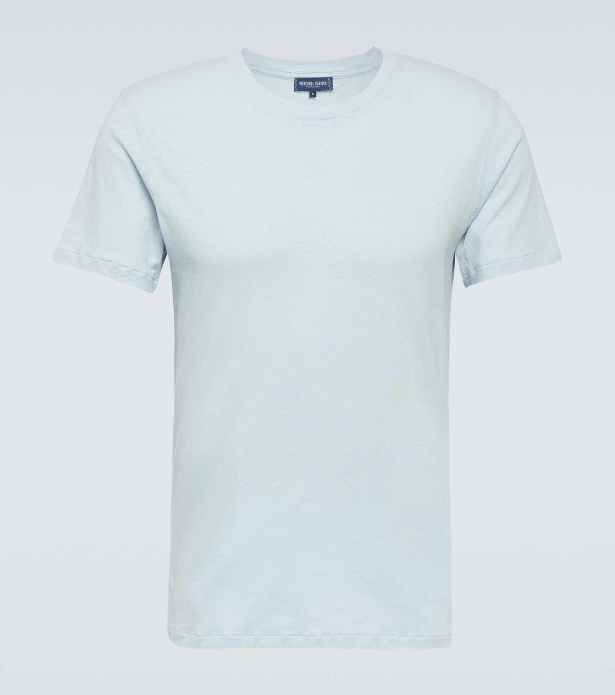 Frescobol Carioca Lucio cotton and linen T-shirt