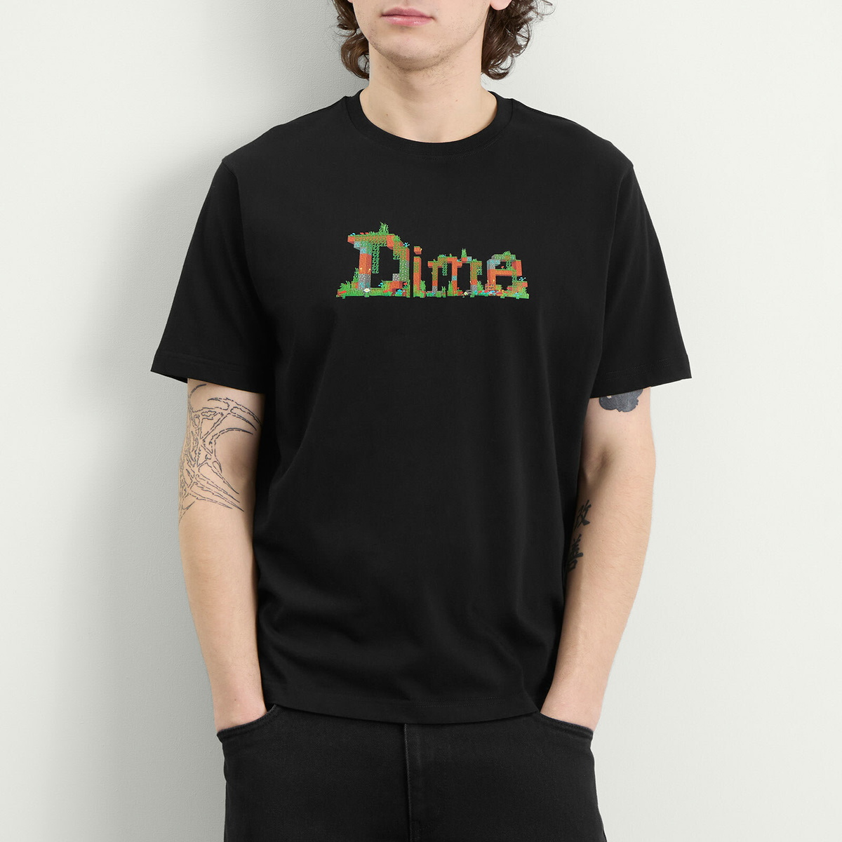 Dime Men's Classic craft T-Shirt in Black Dime