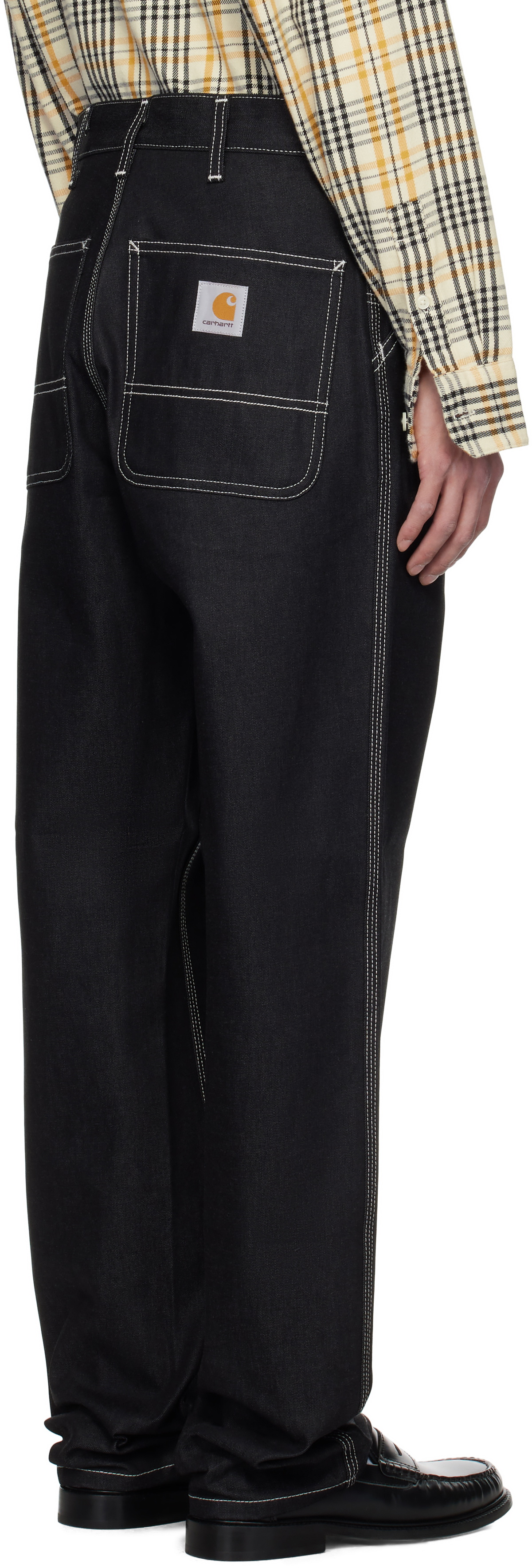 Carhartt Work In Progress Black Simple Jeans