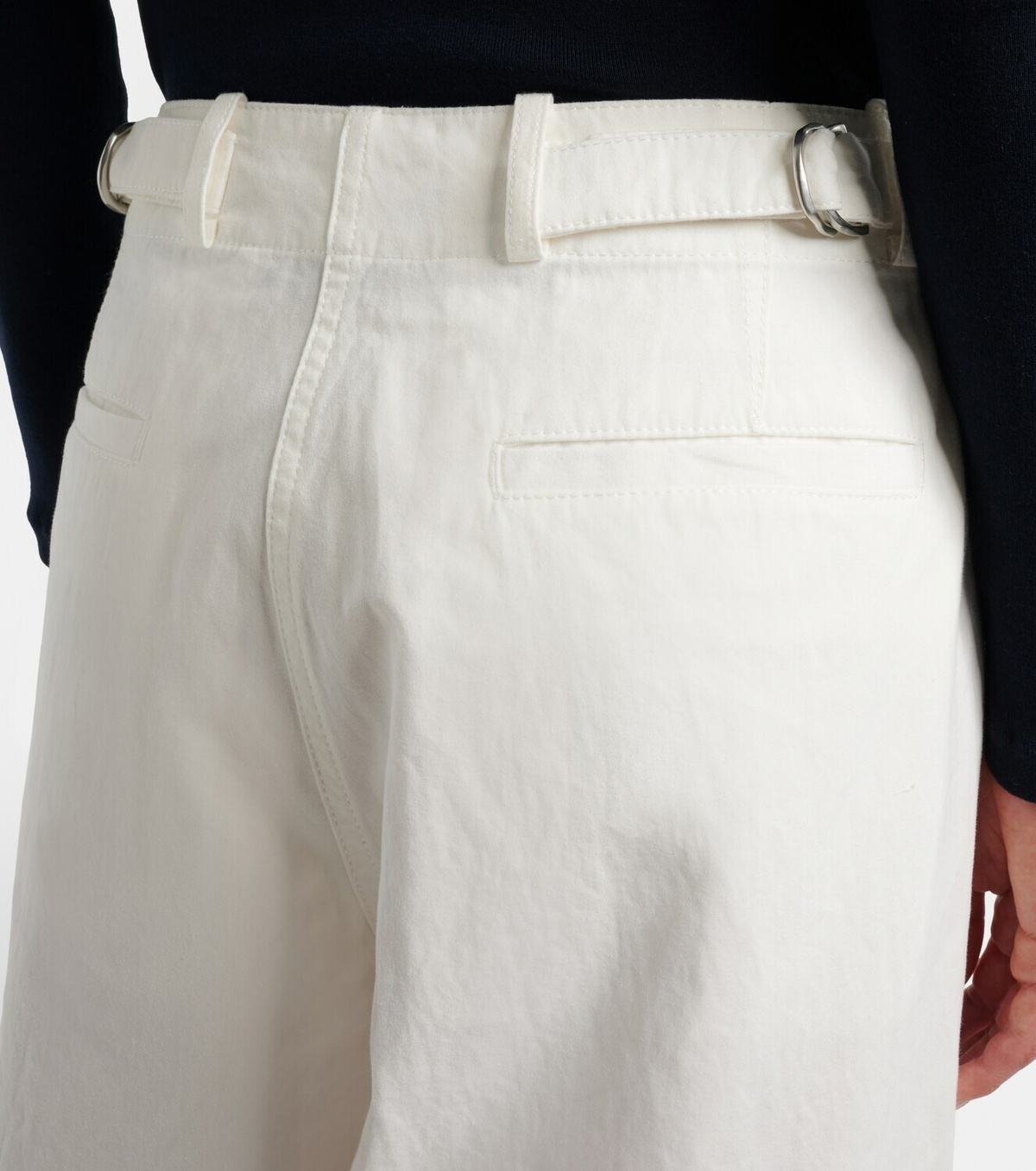 The Row Fadry cotton gabardine wide-leg pants