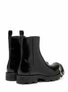DIESEL - Oval-d Leather Combat Boots