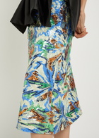 Rabanne Sequin-embellished Floral Midi Skirt Multicoloured
