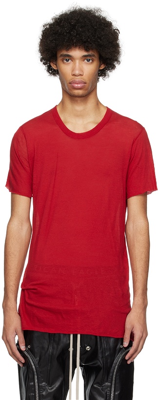 Photo: Rick Owens Red Basic T-Shirt
