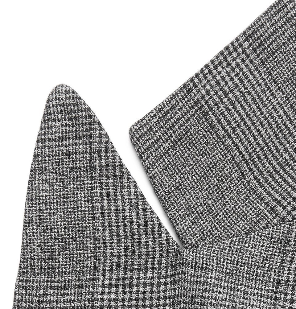 【Brunello Cucinelli】 Princeオブ Walesチェックシルクアンド Brunello Cucinelli Prince Of Wales Check Blazer Pearl Grey