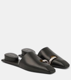 Tory Burch Pierced leather mules