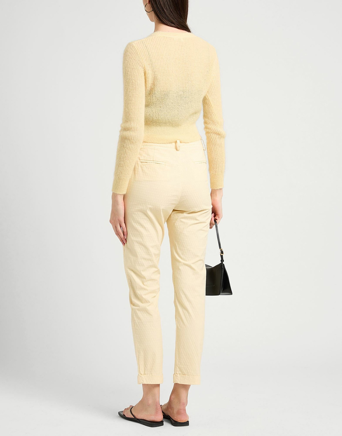 Manila Grace Womens Pants in Beige