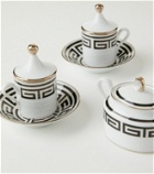 Ginori 1735 - Labirinto Tête à Tête' set of two coffee cups and saucers