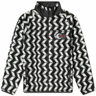 Pleasures Men's Drifter Patterned Fleece in Black