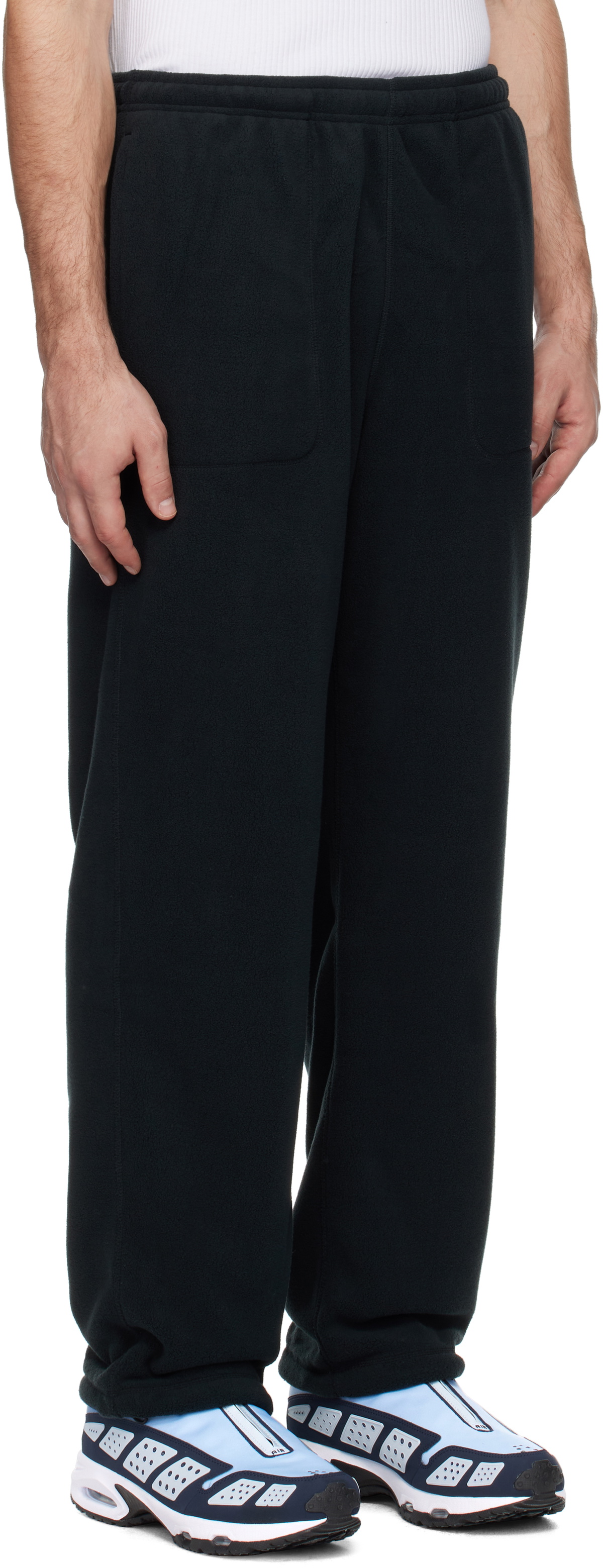 nike black sportswear club lounge pants