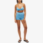 DONNI. Women's Rib Bralette in River