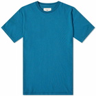 Folk Men's Contrast Sleeve T-Shirt in Dark Cyan