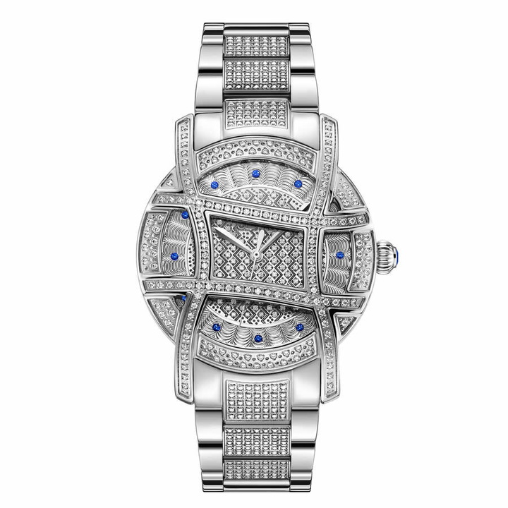Photo: JBW Platinum Series Diamond Silver-tone Dial Ladies Watch PS510B