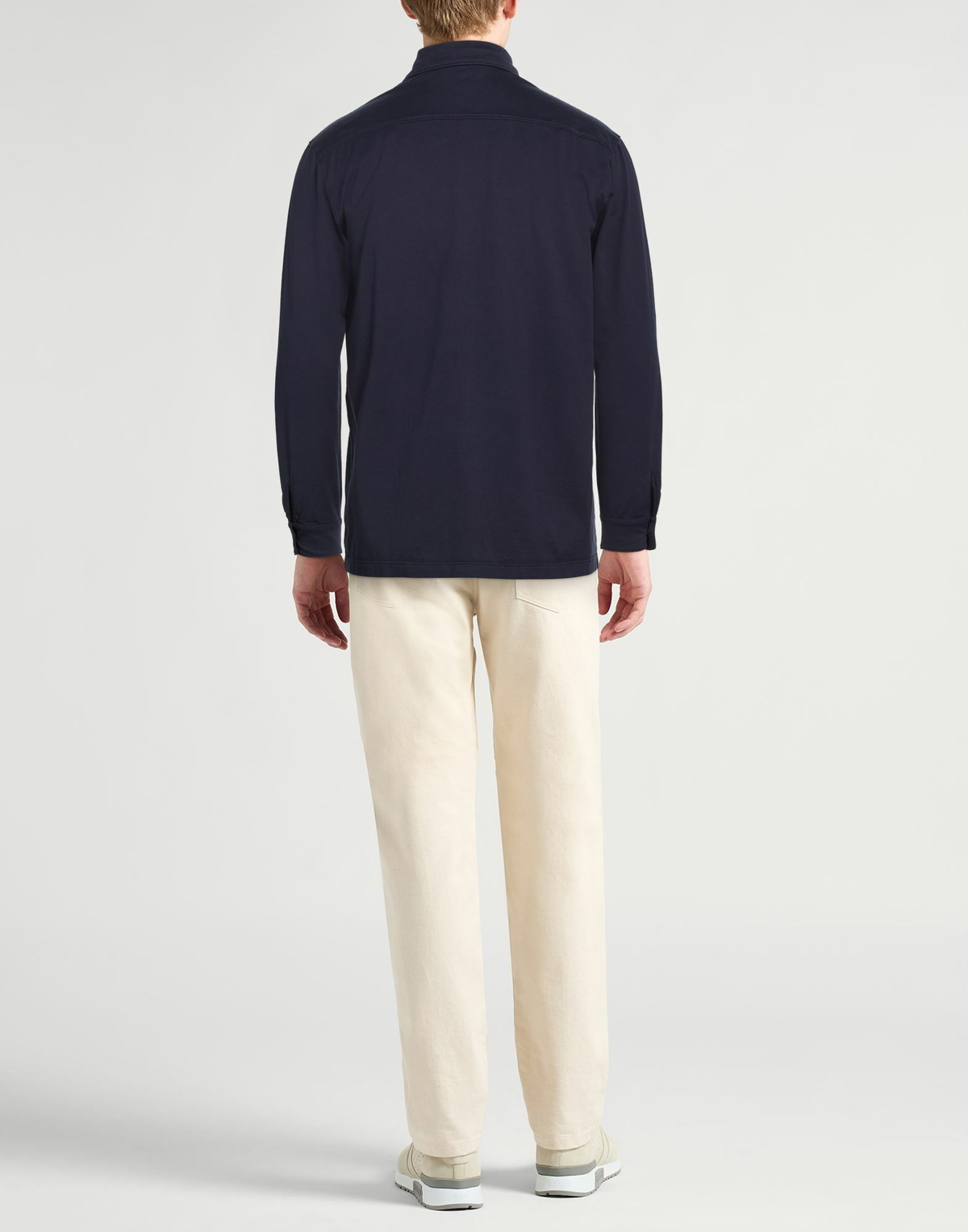 Roberto Collina Mens Shirt Midnight in Blue