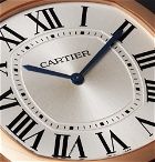 Cartier - Drive de Cartier 18-Karat Pink Gold and Alligator Watch - Men - Silver