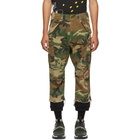 R13 Green Camo Harem Cargo Pants