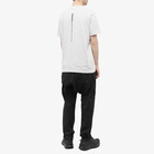 Moncler Men's Rubber Patch Logo T-Shirt in Off-White