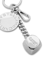 Stella Mccartney Dice Charm Keyring - Silver - One Size