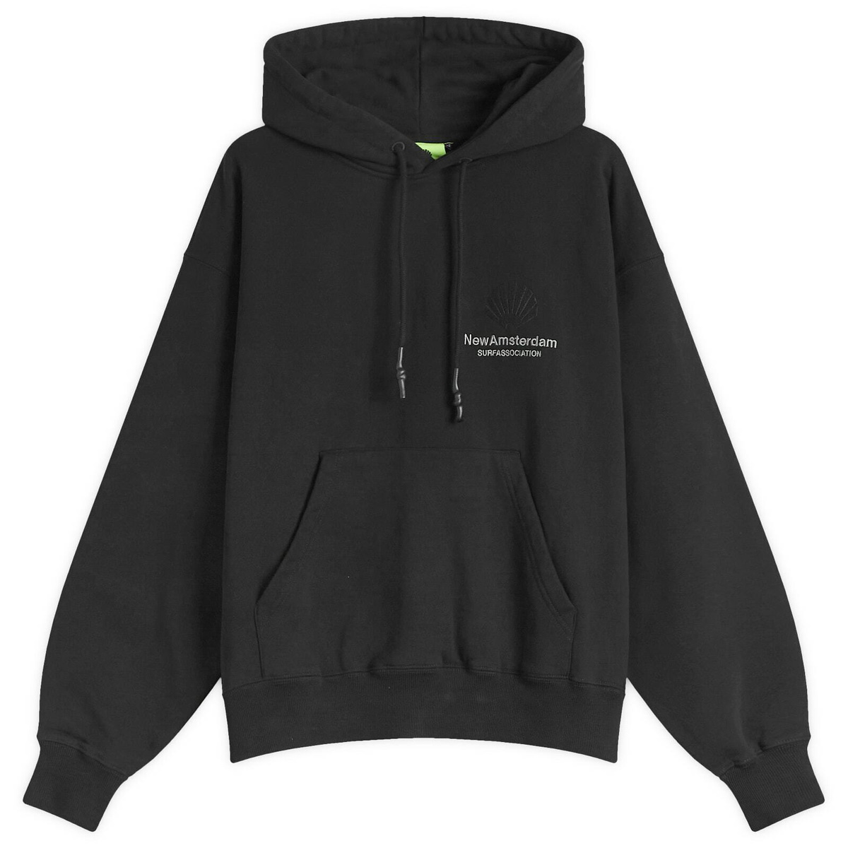 New Amsterdam Surf Association Men's Logo Hoodie in Black