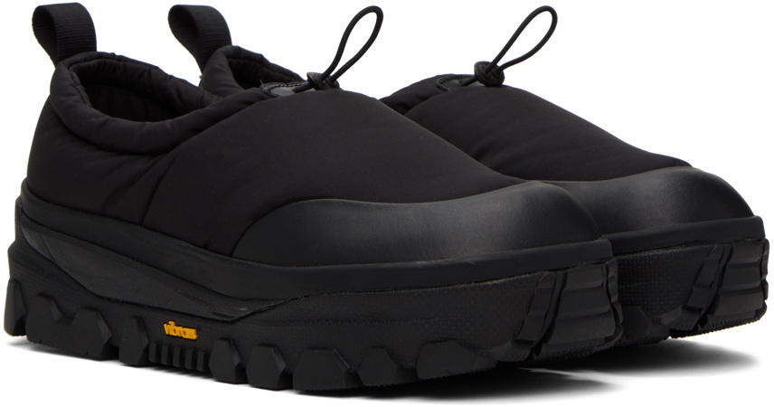 AMOMENTO Black Padded Sneakers