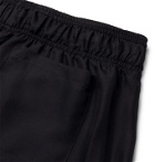 AMIRI - Printed Silk-Twill Drawstring Shorts - Black