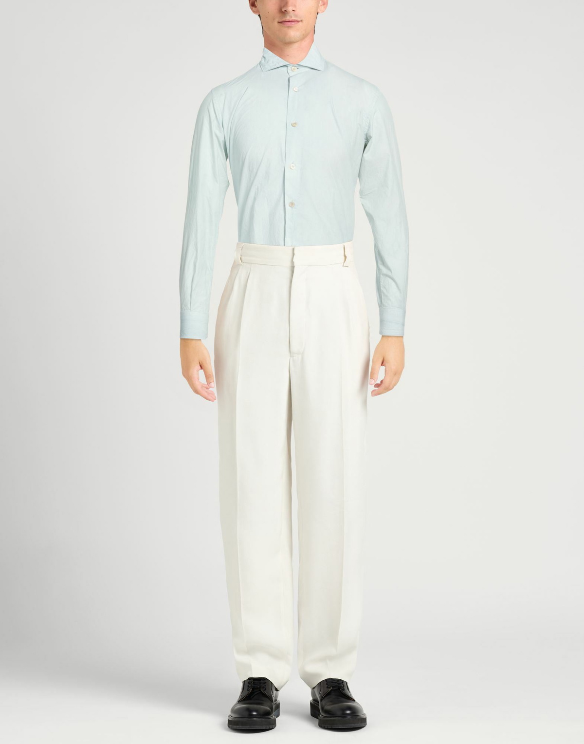Eleventy Mens Shirt Sky in Blue