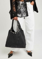 3.1 Phillip Lim Stud-embellished Panelled Denim Tote - Black - One Size