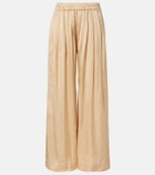 Isabel Marant Nolia satin wide-leg pants
