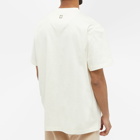 Wooyoungmi Men's Flower Embroidery T-Shirt in Ivory