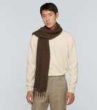 Loro Piana - Houndstooth cashmere scarf