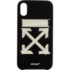 Off-White Black and Beige Tape Arrows iPhone XR Case