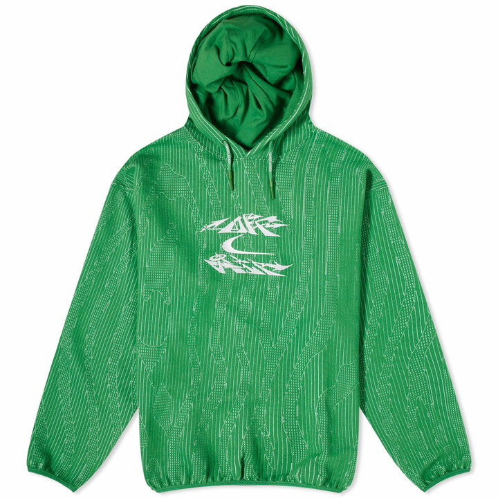 Photo: Nike Men's x OFF-WHITE Mc Engineered Hoodie in Kelly Green