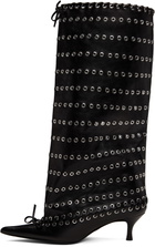 ALL-IN Black Grommet Level Boots