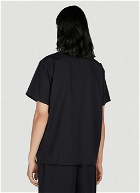 Tekla - Classic Short Sleeve Pyjama Shirt in Black