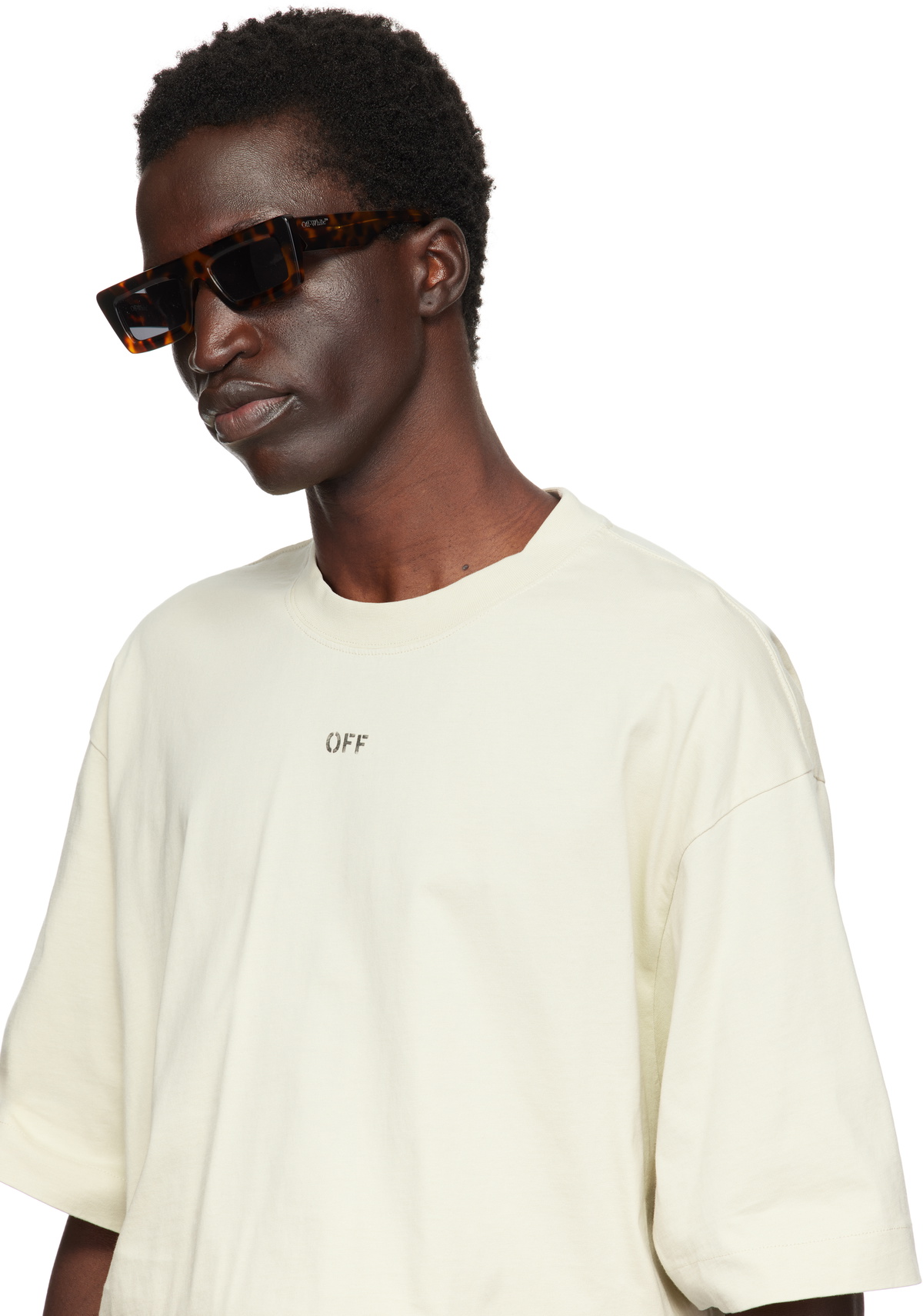 【関税＆送料込み】Off-White Ontario Sunglasses 0400021360386_BLACKDARKGREY?