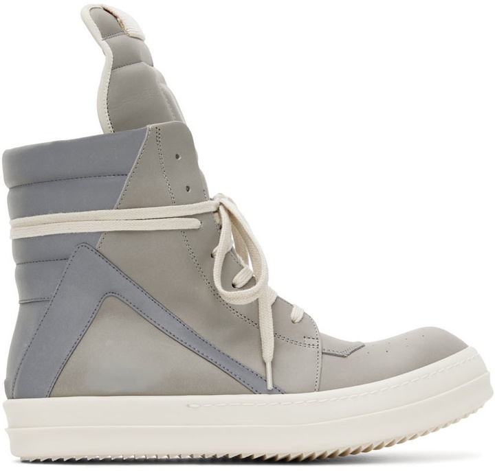 Photo: Rick Owens Gray Geobasket Sneakers