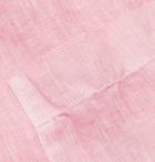 120% - Garment-Dyed Linen Shirt - Pink