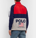 Polo Ralph Lauren - Logo-Appliquéd Colour-Block Fleece Half-Zip Sweatshirt - Multi