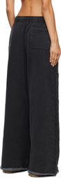 VETEMENTS Black 'Paris' XXXL Sweatpants