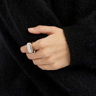 Jil Sander Women's BW9 Ring 1 in Silver