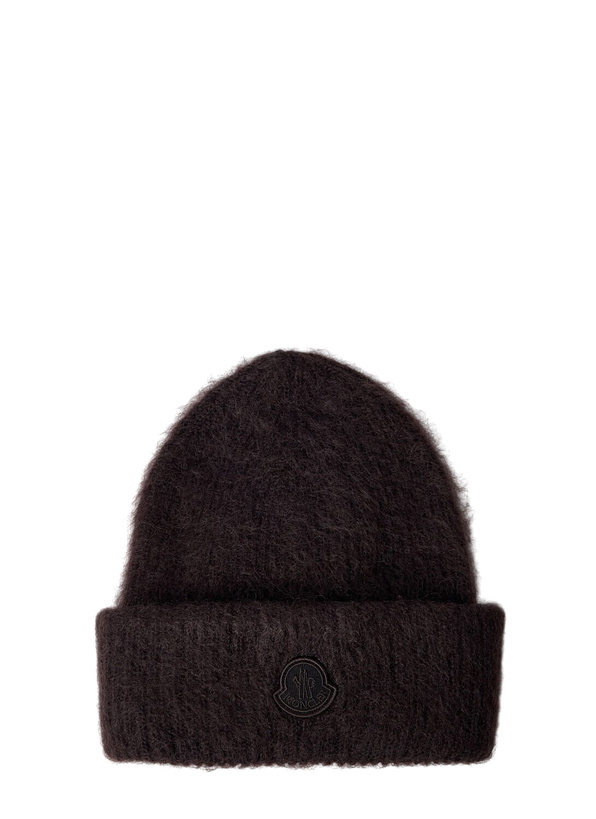 Photo: Moncler Logo Motif Beanie Hat