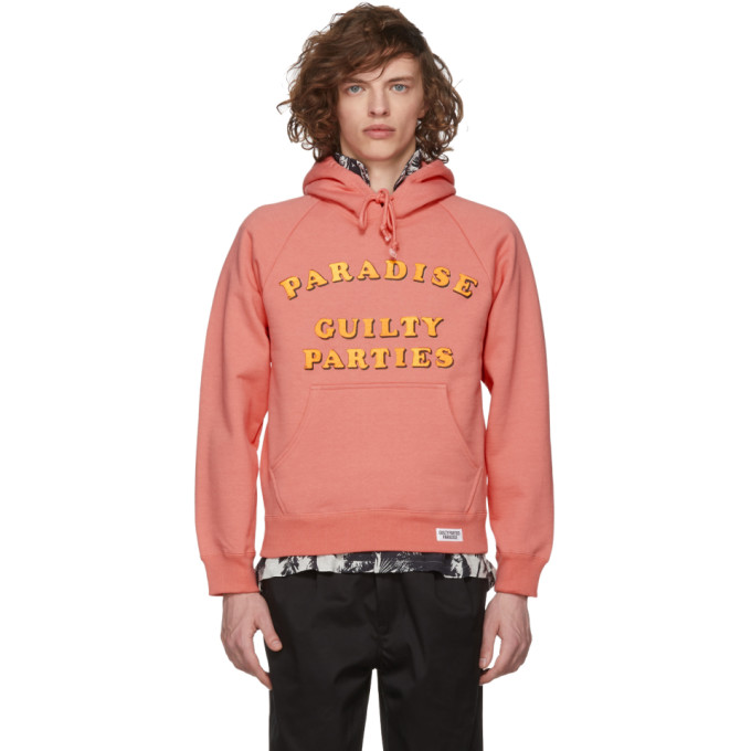 Wacko Maria Pink Paradise Logo Hoodie Wacko Maria